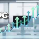 Chart illustrating what EPC is in affiliate marketing with a growth trend.